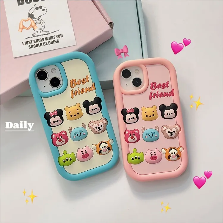 OKSILICONE Casing Ponsel Desain Kustom, Casing Pelindung Seluruh Bodi Tahan Guncangan, Casing Ponsel Silikon untuk Semua Model