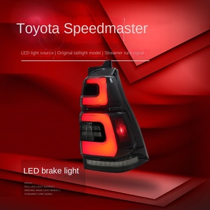 03-09 için 4Runner arka lamba donanımı modifiye LED sürüş işık akış dönüş sinyali yeni durum 12V kırmızı Lens kuyruk işık - Product Image 6