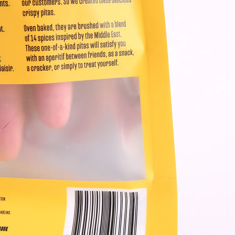 Impresión personalizada resellable alimentos stand Up bolsa de embalaje Ziplock bolsa impresa personalizada chip beef Jerk Mylar bolsa