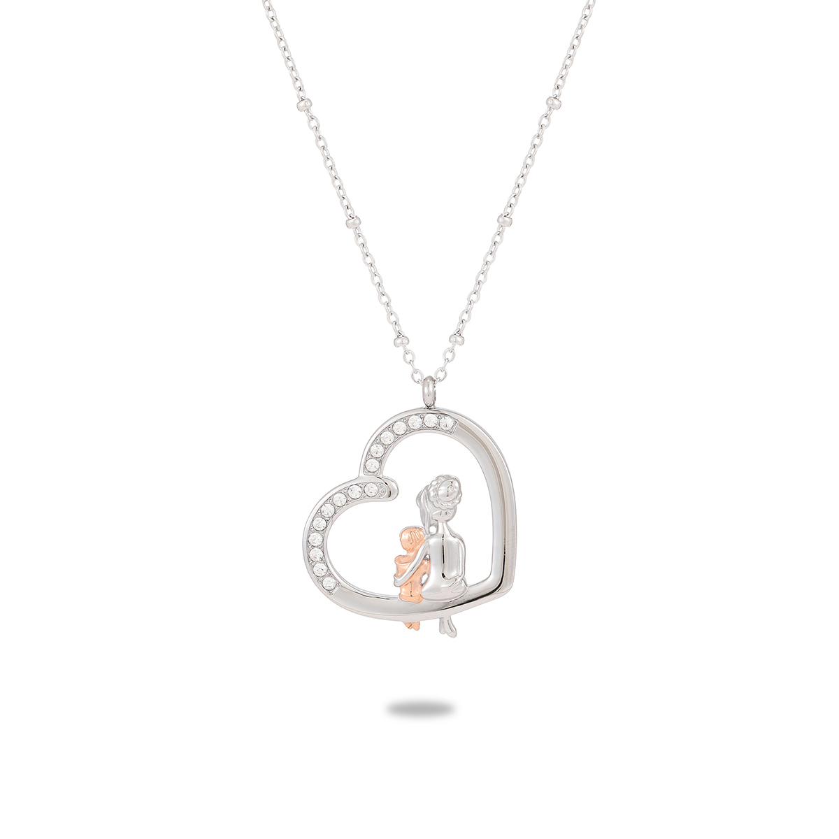 NMSN-A1410-7-silver avec or rose