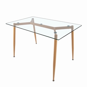 厂家直销家居家具钢化玻璃长方形玻璃餐桌茶几 - Product Image 1