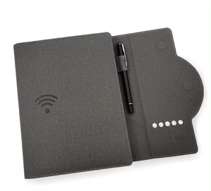 Trends 2024 A5 Planer Tagebuch Strombank Notizbuch mit Licht & Uhr Geschäftswerbeartikel Geschenk für Unternehmen individuelles LOGO