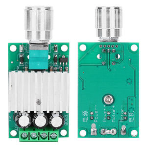 PWM DC Motor Gobernador 12V 24V 10A Controlador de CC de alta potencia Control de velocidad Interruptor de control de temperatura y luz - Product Image 3