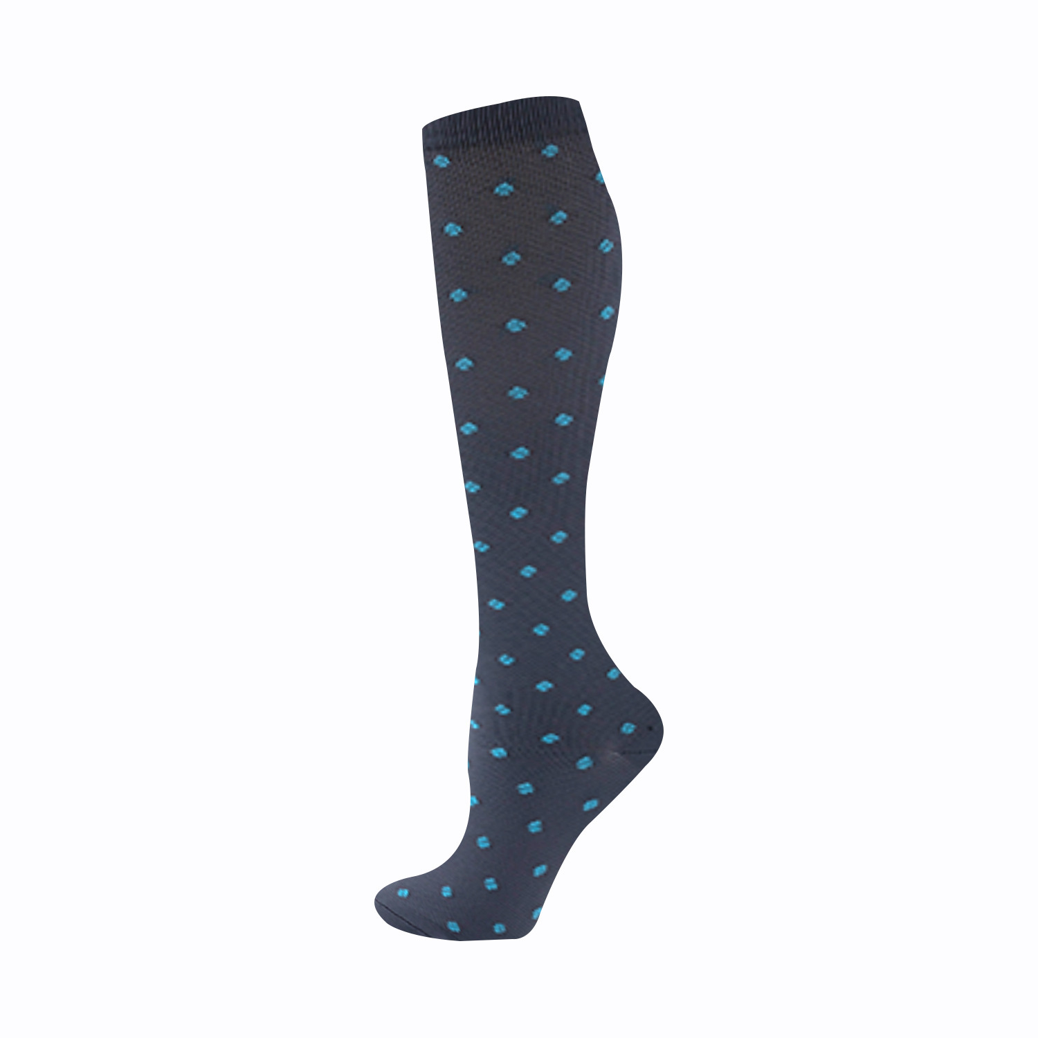 Points bleus sur fond gris