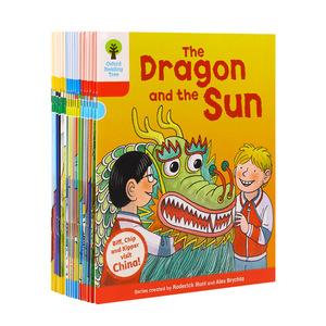 18 เล่ม Biff, ชิปและ Kipper เยี่ยมชมหนังสือเรียนรู้ภาษาอังกฤษของจีนหนังสือภาพ - Product Image 1