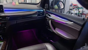 เหมาะสำหรับ BMW X5/X6 F16 F15ชุดไฟสร้างบรรยากาศชุดควบคุมแสงภายในเมนู - Product Image 6