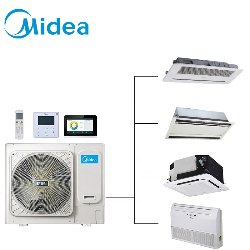 Midea 6hp 15.5kw 60hz fabricante inversor dc floor standing sistema vrf condicionador de ar central de ar condicionado multi split