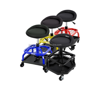 Di động con lăn trượt băng Xe Sửa chữa/đánh bóng/sạch băng ghế dự bị Beauty Salon quầy bar ghế có thể điều chỉnh chiều cao công cụ phân - Product Image 1