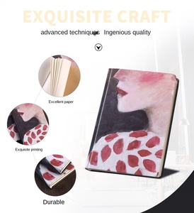 A5硬壳笔记本定制创意彩页插图手书学生日记加厚记事本定制 - Product Image 6