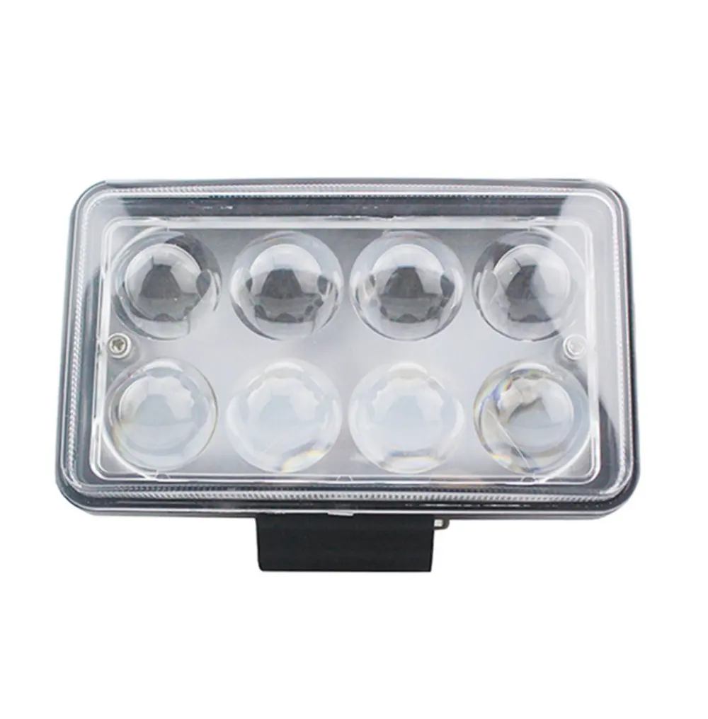 24w 8led 24v 4d lente luce del lavoro del led 4 pollici camion della lampada di guida