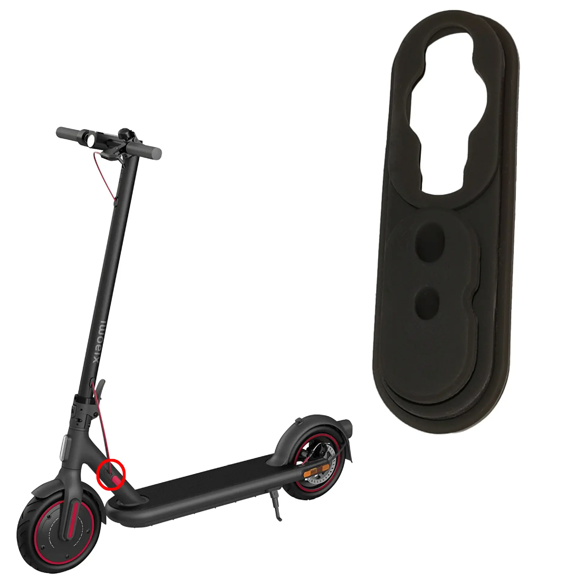 MONORIM tp26 porta di ricarica Scooter base tappo in gomma adatto per Xiaomi 4pro scooter elettrico accessori