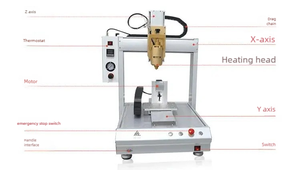 2 Componenten Desktop Lijmbindmachine Dispenser Applicator Kern Motorlagercomponenten Automatisering Toepassingen 220V 1 Jaar - Product Image 2