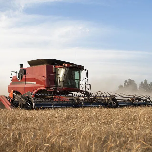 Cosechadora de trigo y arroz GF28 de máquina agrícola más nueva con alto rendimiento