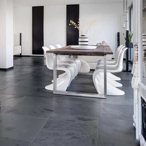 Lushan đá vôi đánh bóng gạch đá tự nhiên màu đen cho ngoài trời và phòng tắm sử dụng bền khách sạn thân thiện với môi sàn - Product Image 5