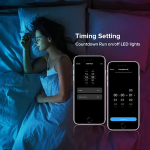 C01W V5 Tuya умный Wi-Fi светодиодный контроллер с поддержкой Alexa, музыкальный таймер, приложение для сцены/пульт дистанционного управления/Голосовое управление, диммер для светодиодной ленты - Product Image 6