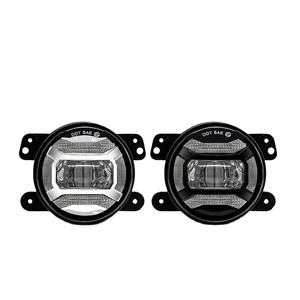 <strong>4</strong>&quot; <strong>4</strong> Inch Round 30w 12V LED Fog <strong>Light</strong> Passing <strong>Light</strong> with DRL Led Lamp Driving Off Road Fogs for Jeep Wrangle JK 07-17 - Product Image 1