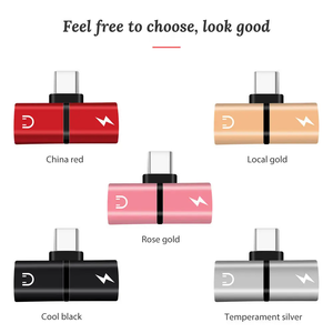 PSDA 3D Mobile Phone <strong>2</strong> <strong>in</strong> <strong>1</strong> SplitterAudio Charging Adapter for Headphone Splitter Adapter Converter - Product Image 6