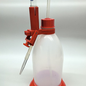 กระปุกแก้ว KRC Burette10ml อัตโนมัติขนาด50มล. พร้อมขวดพลาสติก2024ใหม่