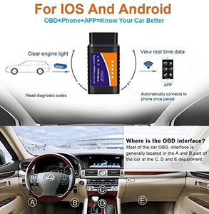 OBD Connect-IOS/Appleデバイスで使用するOBDII OBD 2 WIFI障害コードリーダー - Product Image 3
