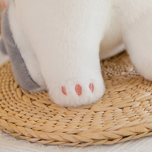 Kinqee toptan 2024 yeni kedi peluş oyuncak sevimli uyku yastık Anime yumuşak <span class=keywords><strong>Kt</strong></span> kedi peluş oyuncak kızlar için