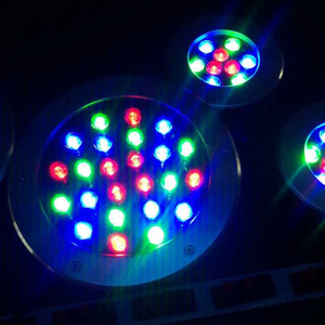 マルチカラーRGBW LED地下照明丸型レンガ埋没ライト付きフォトセルセンサー付きIP67定格景観照明 - Product Image 3