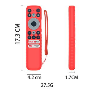 TCL RC902N FMR1 akıllı TV için Fit uzaktan kumanda kılıfı silikon koruyucu kılıf - Product Image 2