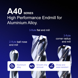 Tg değirmen/karbür değirmen 65Hrc Metal frezeler flüt Endmill 3 flüt köşe için Cnc Mills yarıçap uç frezesi - Product Image 3