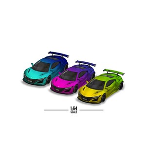 TimeMicro 1:64 N SX Hon da spor araba renk kaplama Metal koleksiyon simülasyon Die Cast araba alaşım araba modeli - Product Image 1