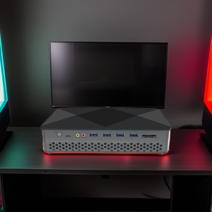 Radeon RX Vega M GH grafik oyun All-in-One 2 LAN HD DP 4 ekran yeteneği ile Intel i7-8809G Mini bilgisayar masaüstü bilgisayar - Product Image 1