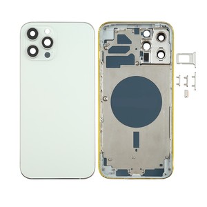Toptan cep telefonu arka kapak apple için arka konut değiştirme iphone 11 <span class=keywords><strong>12</strong></span> 13 Pro Max çerçeve arka kapak