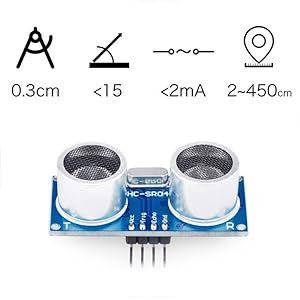 WWZMDiB Módulo de Sensor Ultrasónico para Arduino R3 MEGA Mega2560 Duemilanove Nano Robot XBee ZigBee, 2 Piezas, 2 Piezas