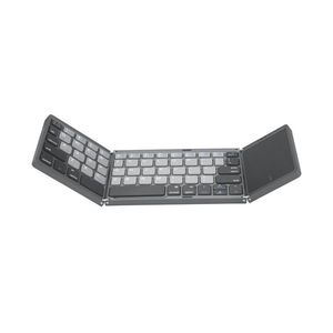 New Design <strong>Keyboards</strong> With Touchpad Foldable Mini Wireless <strong>Keyboard</strong> with <strong>Touch</strong> Screen Suitable for Mobile Phone Tablet PC - Product Image 3