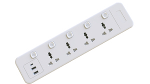 Toma de corriente de escritorio con toma de corriente de función - Product Image 2