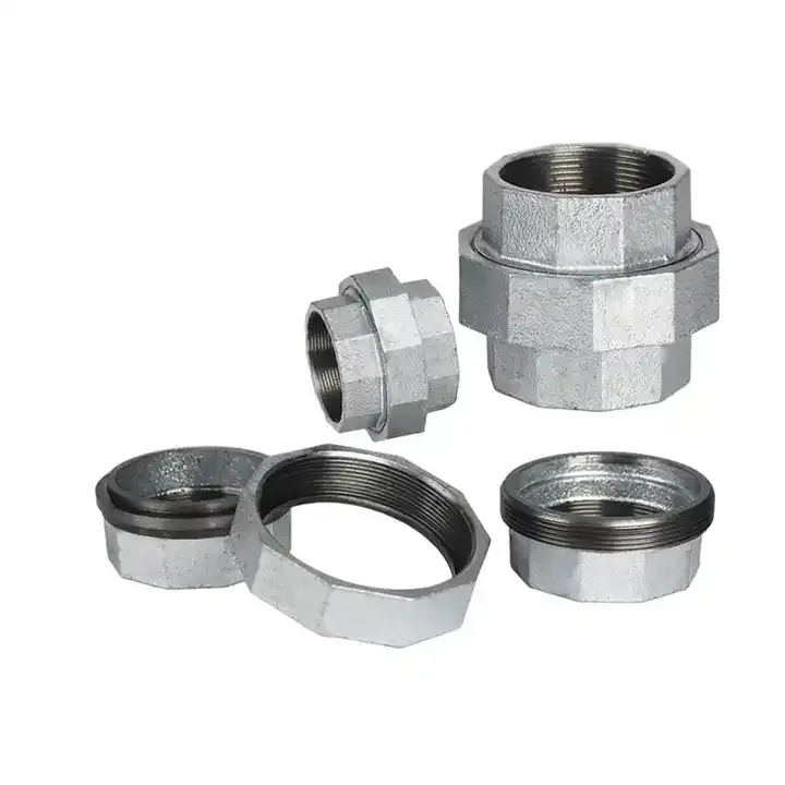 China export Galvanized malleable iron pipe fitting female thread connection of plumbing fittings rotary union