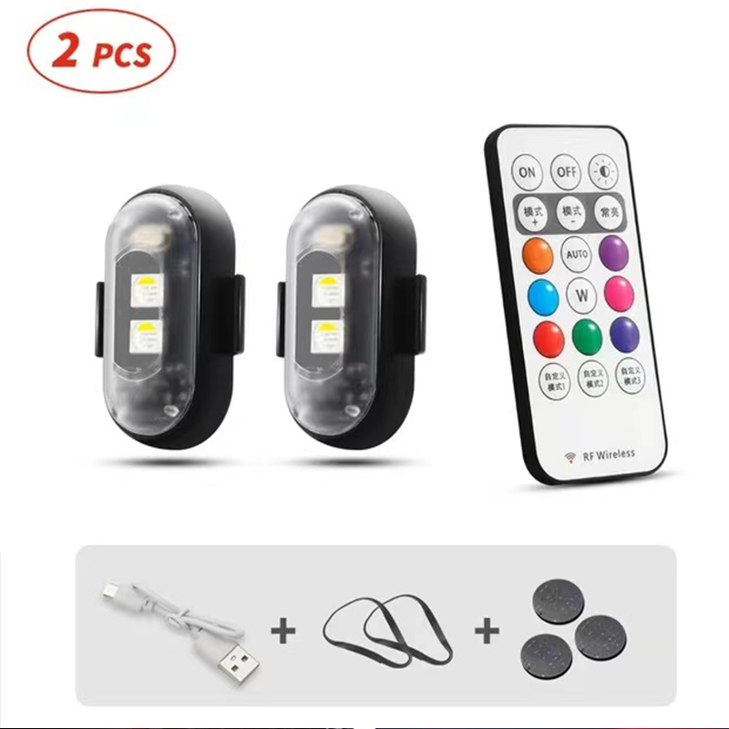 2 lumières + télécommande