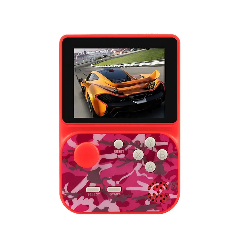 Ylw Mini Draagbare Handheld Video Game Spelers 3.0 Inch Kleurenscherm Tv Arcade Gaming Consoles Ingebouwde 2000 + games 4Gb Opslag