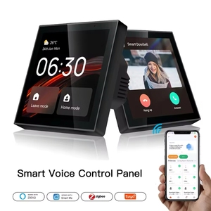 Panel de Control de automatización de dispositivos de hogar inteligente estándar de la UE de EE. UU. Los interruptores de hogar inteligente Tuya funcionan con Alexa y Google - Product Image 2