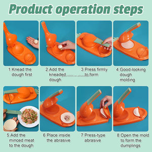 2 In 1 Dumpling Maker Dumpling Press Maker Maschine Empanada Maker Press Multifunktions-Dumpling Mould Set - Product Image 6