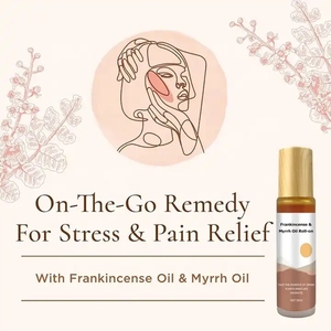 Private Label 10 ml Frankincense &amp; <strong>Myrrh</strong> Essential <strong>Oil</strong> l Roll-On 100% Pure Therapeutic Grade Homeopathic Aromatherapy - Product Image 6