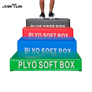 מפעל מותאם אישית מתכווננת pvc רך plyometic <span class=keywords><strong>4</strong></span> ב <span class=keywords><strong>1</strong></span> ציוד כושר לקפיצה אימון בבית או מסחרי