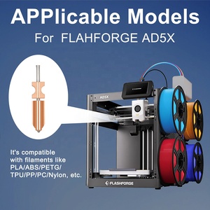 Nâng cấp 0.25mm 0.4mm 0.6mm 0.8mm vòi phun cứng Kit cho Flashforge ad5x 3D máy in - Product Image 6