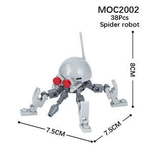 MOC2002 in Stock New Spider Robot Space SWAP <strong>Dwarf</strong> Droids Wars Battle Imperial Trooper Aerial Bricks Building Blocks Kids <strong>Toys</strong> - Product Image 2