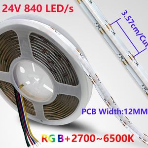 Digital Rgbic Cob <strong>Led</strong> <strong>Strip</strong> DC 5V 24V Flex <strong>Led</strong> Cob <strong>Strip</strong> Light IP20 50mm Cuttable <strong>Rgbw</strong> Rgb <strong>Led</strong> <strong>Strip</strong> Light - Product Image 3