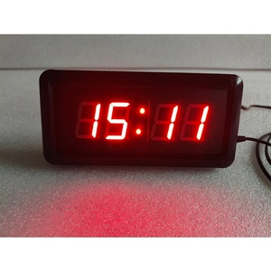 10秒LEDデジタルボタンタイマーカウントダウン時計ストップウォッチリモートコントロールクロノメータースクールラッシュ回答コンペティションゲーム用 - Product Image 2