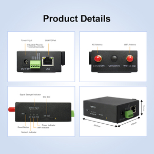 ST 5 Openvpn 3G4G <strong>Modem</strong> 4G Lte Sim Card Gateway Iot Wireless Wifi Openwrt Industrial 4G Router Wifi Sim Industri 4G Router - Product Image 3