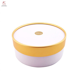 Scatola di imballaggio regalo rotonda Design gratuito per biscotti noci noccioli scatola di imballaggio per alimenti contenitore