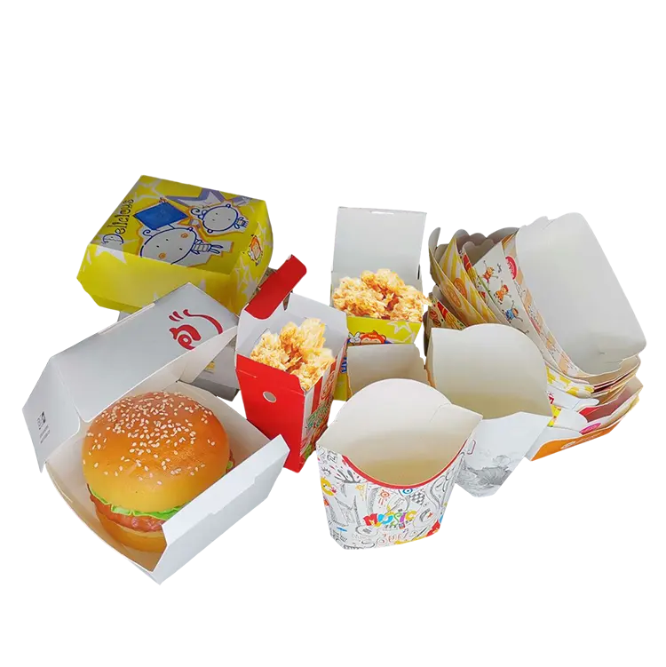 16oz Custom to go boxes doner kebab Grill carne caja de embalaje de papel contenedor de alimentos caja de fideos desechable redonda
