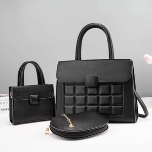 Kadın moda çanta cüzdanlar cüzdan Tote Satchel <span class=keywords><strong>Hobo</strong></span> 3 adet çanta seti Tote omuz çantaları rahat Crossbody çanta