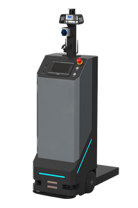 Sistema de robot ZENS Laser AGV Manejo de materiales eficiente Carretilla elevadora de mano automatizada Motor de acero AGV Planta de fabricación minorista - Product Image 2