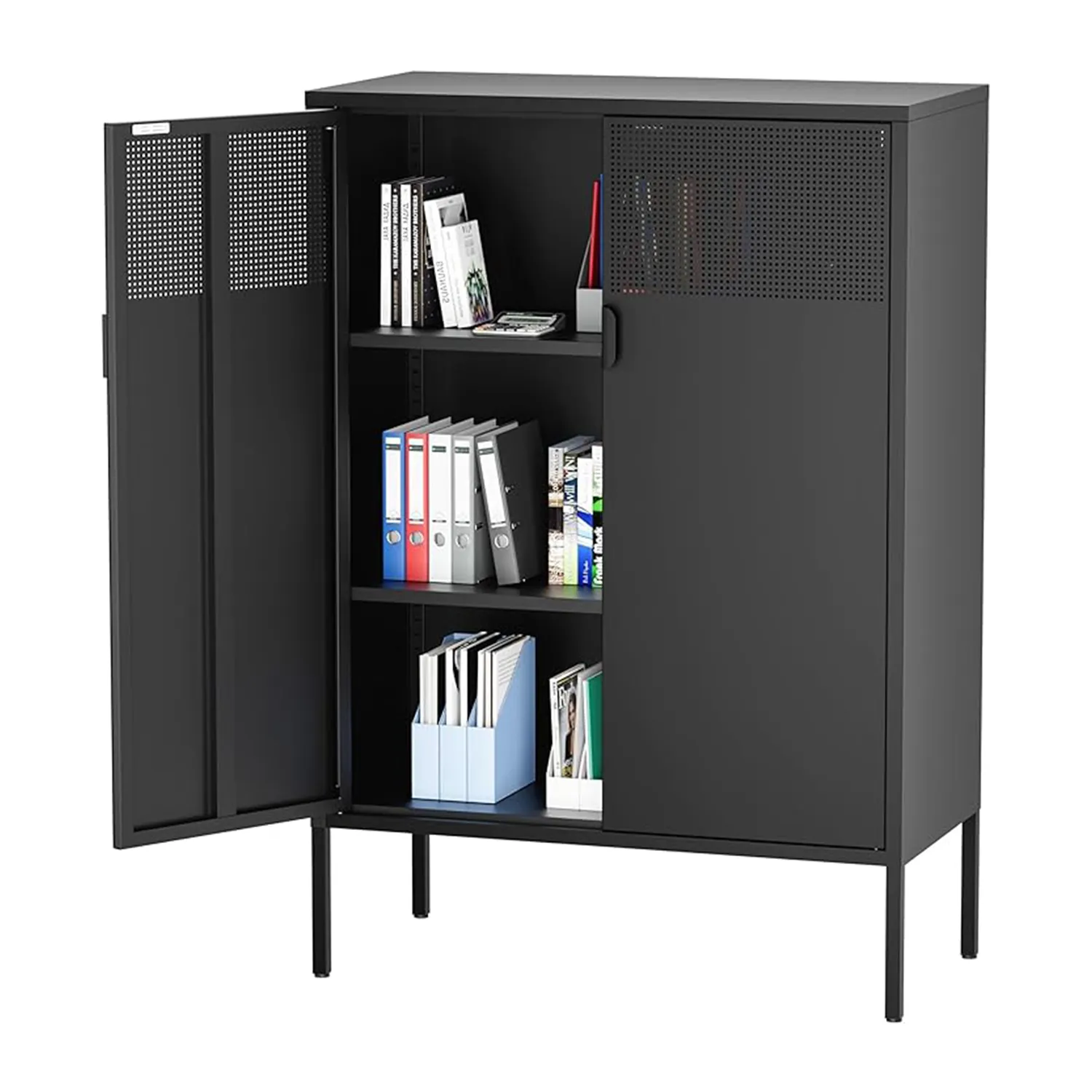 Moderne Design Opslag Organizer Huismeubilair Woonkamer Metalen Kast